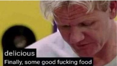 Finally Some Good Food