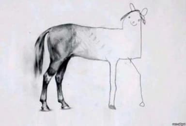 horse-drawing