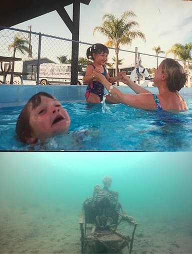 mother-ignoring-kid-drowning-in-a-pool